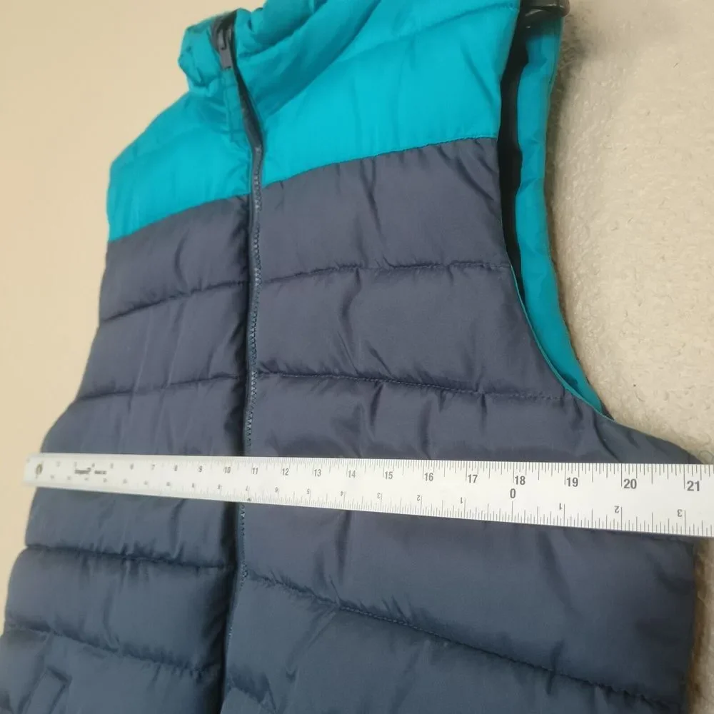 OLD‎ NAVY San Francisco California Men's Blue Full Zip Quilted Vest Size M Tall